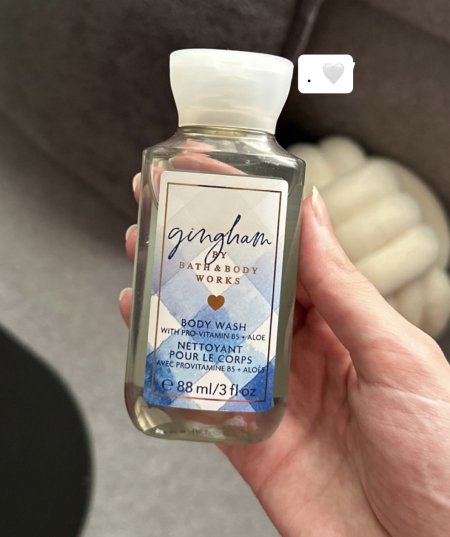 شاور جل gingham